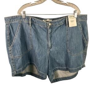 Levi's Signature Gold Women's Everyday Shorts Size 24W High Rise Denim New‎